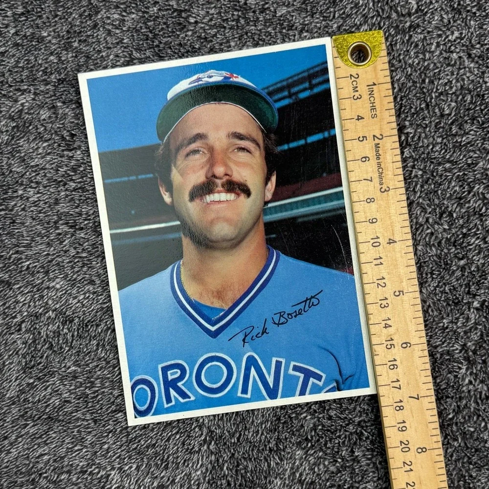 1980 Topps Rick Bosetti Toronto Blue Jays Oversized Baseball Card 5x7 #51/60